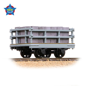 NG7/O-16.5 Gauge Bachmann Narrow Gauge 73-027 Dinorwic Slate Wagon with sides Grey with load