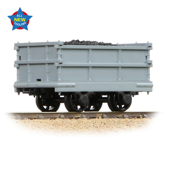 NG7/O-16.5 Gauge Bachmann Narrow Gauge 73-029A Dinorwic Coal Wagon Grey with load