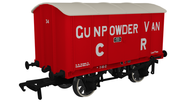 OO Gauge Rapido Trains UK 908022 Caledonian Railway Gunpowder Van No.34