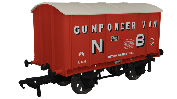 OO Gauge Rapido Trains UK 908027 North British Railway Gunpowder Van No.65410