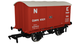 OO Gauge Rapido Trains UK 908028 North Eastern Railway Gunpowder Van No.78019