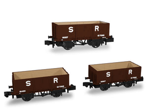 N Gauge Rapido Trains 942007 SECR Wagons Pack 3 – SR Pre-1936 Livery 7 Planks