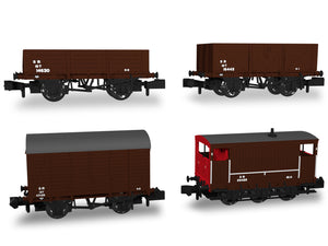 N Gauge Rapido Trains 942009 SECR Wagons Pack 1 – SR Post-1936 Livery Freight Train