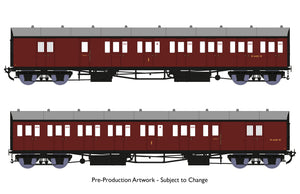 OO Gauge Rapido Trains 946006 Dia E140 B Set – BR Unlined Maroon