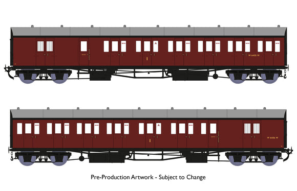 OO Gauge Rapido Trains 946006 Dia E140 B Set – BR Unlined Maroon