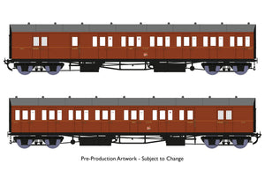 OO Gauge Rapido Trains 946009 Dia E140 B Set – GWR Wartime Brown Livery