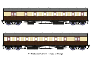 OO Gauge Rapido Trains 946011 Dia E140 B Set – BR (W) Chocolate and Cream