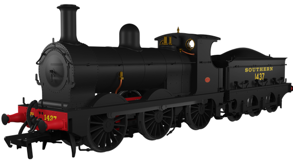 OO Gauge Rapido Trains UK 966005 SECR O1 No.1437 SR Plain Black (Egyptian Lettering)