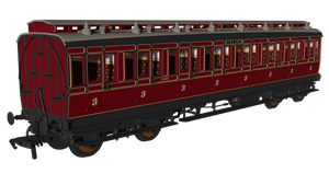 OO Gauge Rapido Trains UK Evolution Coaches 978007 Midland Railway ‘Ev ...