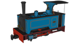 OO9 Gauge Rapido Trains UK 986504 Kerr Stuart Sirdar - Lined Blue DCC FITTED