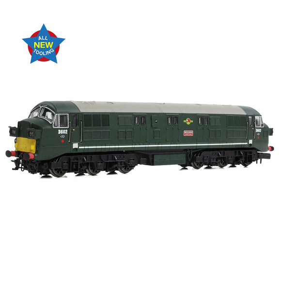 N Gauge EFE Rail E84525 Class 41 'Warship' Headcode Box D602 'Bulldog' BR Green Small Yellow Panel