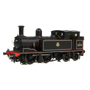 OO Gauge EFE Rail E85017 LSWR Adams O2 30179 BR Lined Black (Early Emblem)