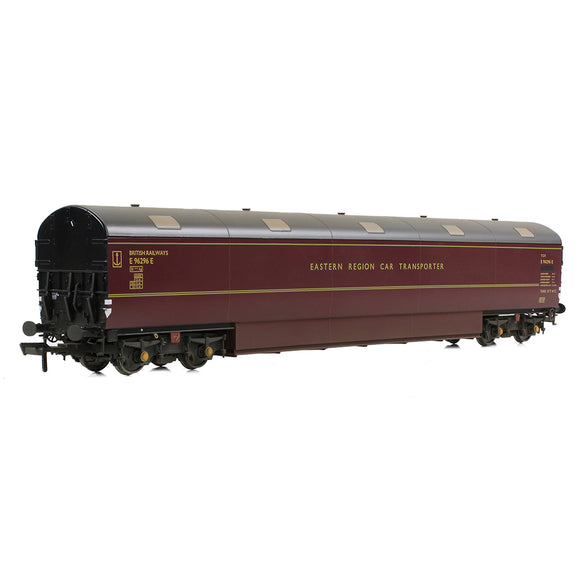 OO Gauge EFE Rail E86005 Newton Chambers Car Carrier BR Maroon Weathered