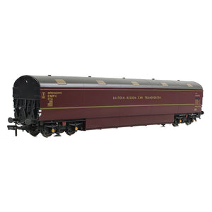 OO Gauge EFE Rail E86006 Newton Chambers Car Carrier BR Maroon Weathered