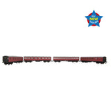 OO Gauge EFE Rail E86023 LBSCR 54ft 'Isle of Wight' 4-Coach Pack BR Crimson