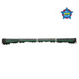 OO Gauge EFE Rail E86024 LBSCR 54ft 'Isle of Wight' 4-Coach Pack BR (SR) Green