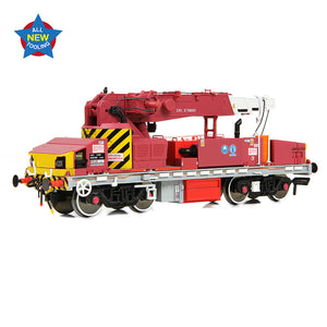 OO Gauge EFE Rail E87049  Plasser 12T YOB Diesel-Hydraulic Crane DRP81523 Javis/Fastline Maroon