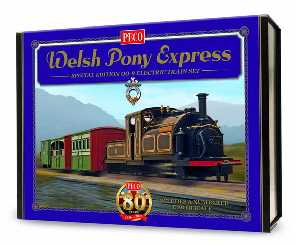 OO9 Gauge PECO/Kato GR1052 Welsh Pony Express Special Edition OO9 Electric Train Set