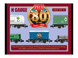 N Gauge PECO NR58880 - PECO - TT 80th Anniversary Wagon Pack 2026