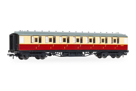 OO Gauge Hornby R40457 BR(ex-LNER) Gresley Corridor E10126E First Class Coach Crimson & Cream