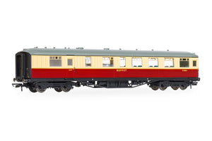 OO Gauge Hornby R40459 BR(ex-LNER) Gresley Corridor E12505E Buffet Car Crimson & Cream