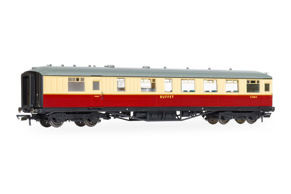 OO Gauge Hornby R40459 BR(ex-LNER) Gresley Corridor E12505E Buffet Car Crimson & Cream