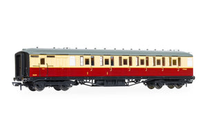OO Gauge Hornby R40460 BR(ex-LNER) Gresley Corridor E9126E Brake Composite Crimson & Cream