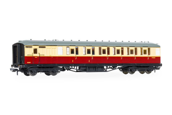 OO Gauge Hornby R40460 BR(ex-LNER) Gresley Corridor E9126E Brake Composite Crimson & Cream