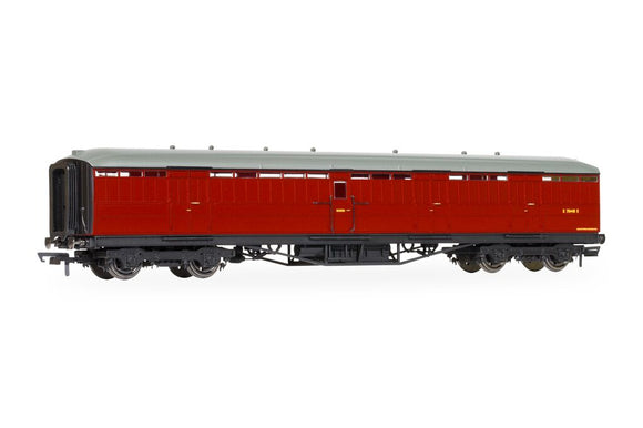OO Gauge Hornby R40461 BR(ex-LNER) Gresley Corridor E70448E Full Brake Crimson