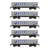 OO Gauge Accurascale ACC2963 PTA - Foster Yeoman silver (CAIB) - Pack 2 (Inners)