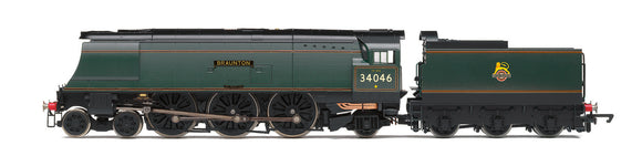 OO Gauge Hornby R30114 BR West Country Class 4-6-2 34046 'Braunton'