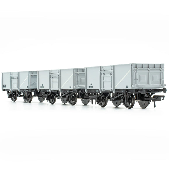 OO Gauge Accurascale ACC1028 BR 16T Mineral - 1/109 - BR Freight Grey (Original text on black panels) - Pack G