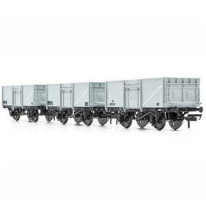 OO Gauge Accurascale ACC1049 BR 16T Mineral - 1/109 - BR Freight Grey (Original text on black panels) - Pack J