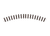 OO9 Gauge PECO ST-412 Double Curve, 1st Radius (Pack of 4)