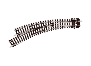 N Gauge PECO ST-45 Curved Turnout, Left Hand Insulfrog