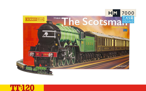TT:120 Gauge Hornby TT1001TXSM The Scotsman Train Set Digital (Sound Fitted)