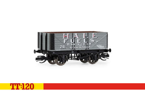 TT:120 Gauge Hornby TT6003 7 Plank Wagon 'Hale Fuels'