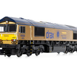 OO Gauge Hornby Railroad R30461 GB Railfreight Class 66 66301 ‘Drax Power Station 50’ Gold Livery (Drax 50th Anniversary) Era 11