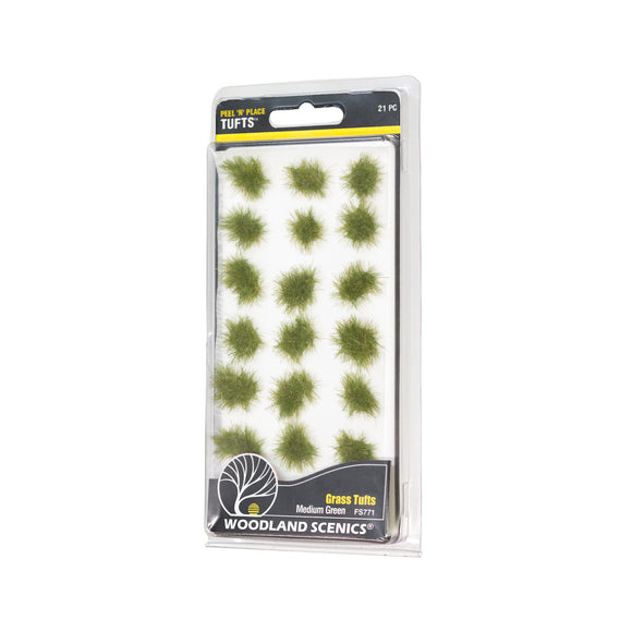 Woodland Scenics FS771 Medium Green Grass Tufts