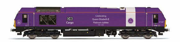 OO Gauge Hornby R30333 DB Cargo Class 67 Bo-Bo 67007 'Queen's Jubilee'