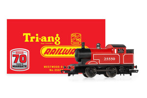 OO Gauge Hornby R30341 Hornby 70th: Westwood 0-4-0 No. 25550 1954-2024 - Limited Edition