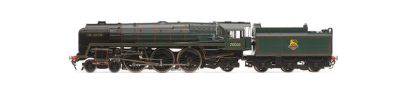 OO Gauge Hornby BR Standard Class 7 Britannia 4-6-2 70001 'Lord Hurcomb' BR Green Early Crest