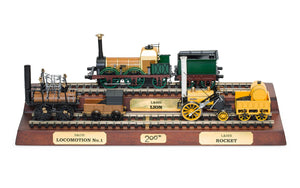 OO Gauge Hornby R30445 Birth of the Railways - Train Pack (Railway 200) including Rocket, Locomotion No.1 & Lion