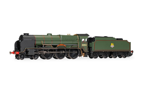 OO Gauge Hornby R3732 BR(ex-SR) Lord Nelson Class 4-6-0 30852 'Sir Walter Raleigh' BR Green Early Crest