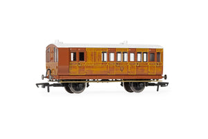 OO Gauge Hornby R40416 Isle of Wight Central Railway 4 Wheel Coach Brake 3rd