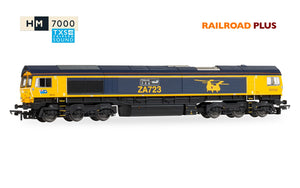 OO Gauge Hornby Railroad Plus R30429TXS Class 66 - GBRf - Chinook 66723 TXS SOUND FITTED