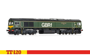 TT:120 Gauge Hornby TT3018M GBRf Class 66 Co-Co 66779 'Evening Star'