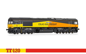 TT:120 Gauge Hornby TT3019M Colas Rail Class 66 Co-Co 66850 'David Maidment OBE'