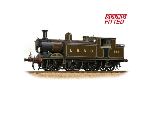 OO Gauge Bachmann 35-075ASF LB&SCR E4 Tank 514 LBSC Lined Umber SOUND FITTED