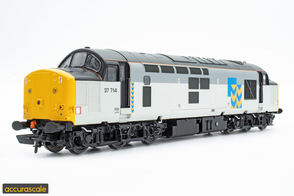 OO Gauge Accurascale Class 37/7 37714 Railfreight Metals EXCLUSIVE TO HEAVY TRACTOR GROUP SOUND FITTED